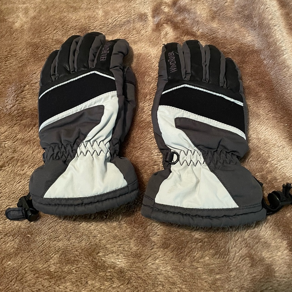Men’s XS Grey WindRiver Winter Gloves – Warm & Durable